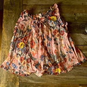 Zimmerman Kids Sleeveless Cotton Floral Top